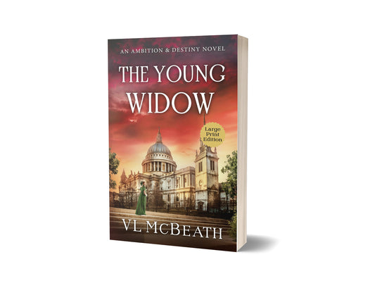 The Young Widow Large Print Paperback